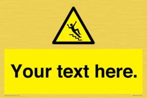 Custom Slippery Stairs Sign